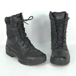 5.11  Tactical ATAC Boots Womens 9 Black Leather Performance Zip Police Combat
